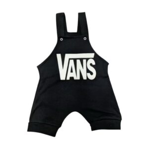 JARDINEIRA VANS PRETA